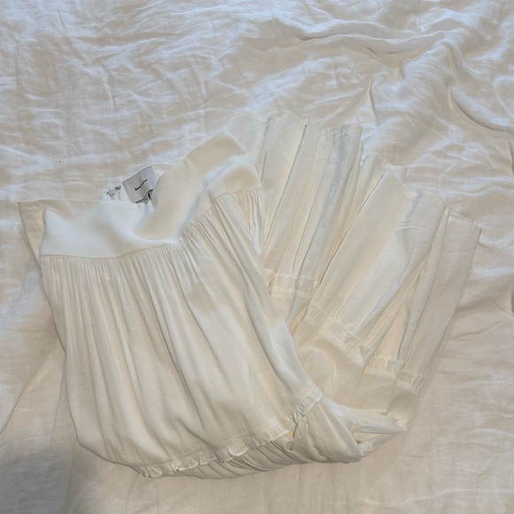 Reformation White Tiered Maxi Skirt - Picture 4 of 5